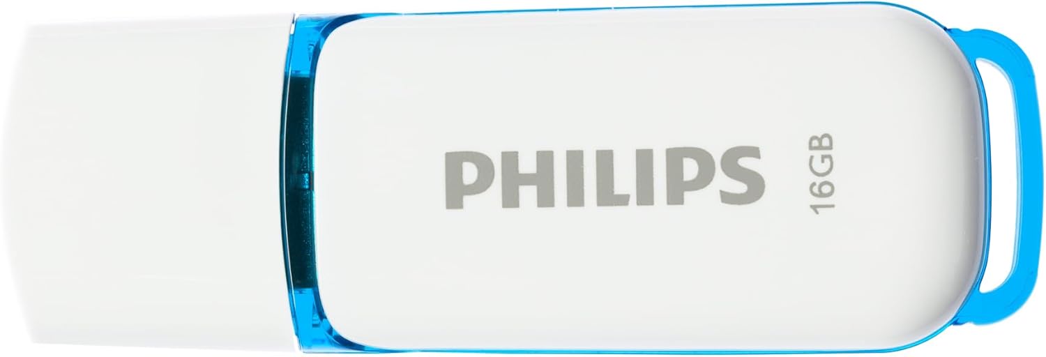 Philips Snow Edition 2.0 USB flash drive 16 GB voor PC, laptop, computer gegevensopslag, leessnelheid tot 21 MB/s - NLMAX