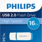 Philips Snow Edition 2.0 USB flash drive 16 GB voor PC, laptop, computer gegevensopslag, leessnelheid tot 21 MB/s - NLMAX