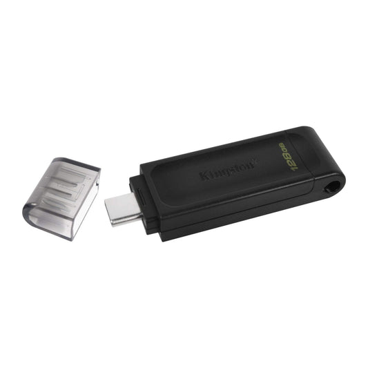 Kingston DataTraveler 70 - DT70/128GB USB-C Flash Drive Zwart - NLMAX