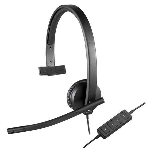 Logitech USB Headset H 570e - on-ear headset - erg Comfortabel, active ruisonderdrukking En Duurzaam - NLMAX