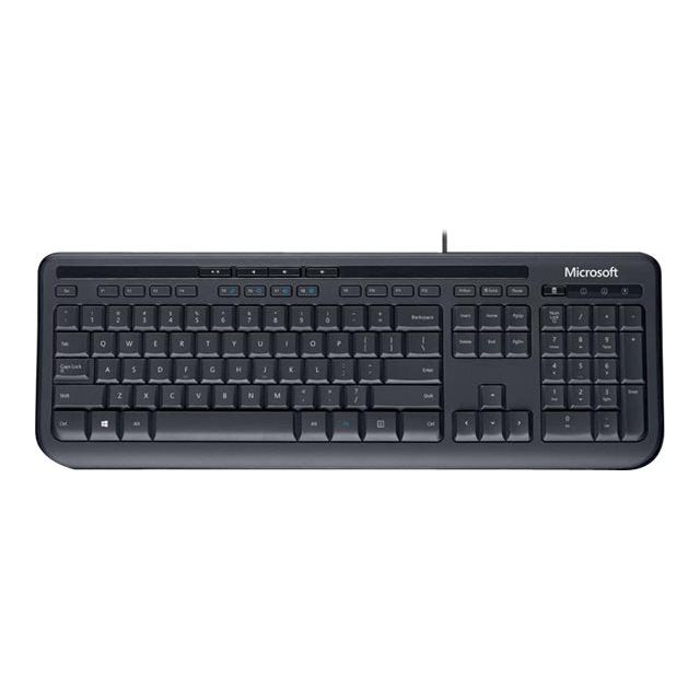 Microsoft 600 toetsenbord set keyboard Inclusief muis USB Zwart - NLMAX