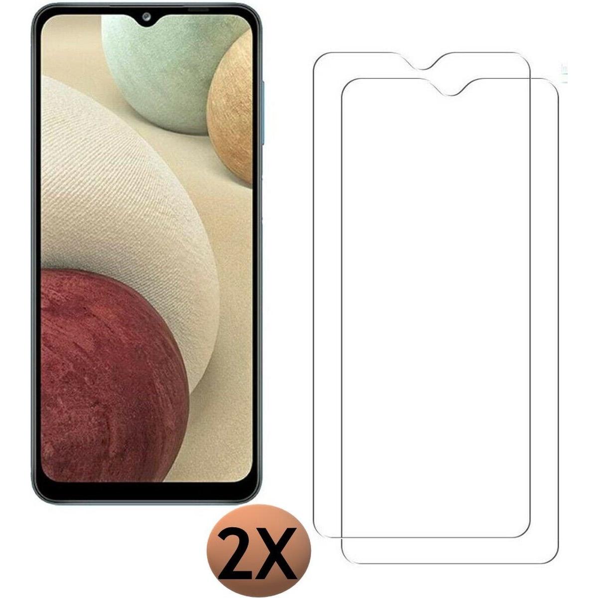 Samsung A51 Screenprotector glas - extra strek en helder Beschermglas - 2 stuks - NLMAX