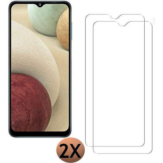 Samsung A60 Screenprotector glas - extra strek en helder Beschermglas - 2 stuks - NLMAX