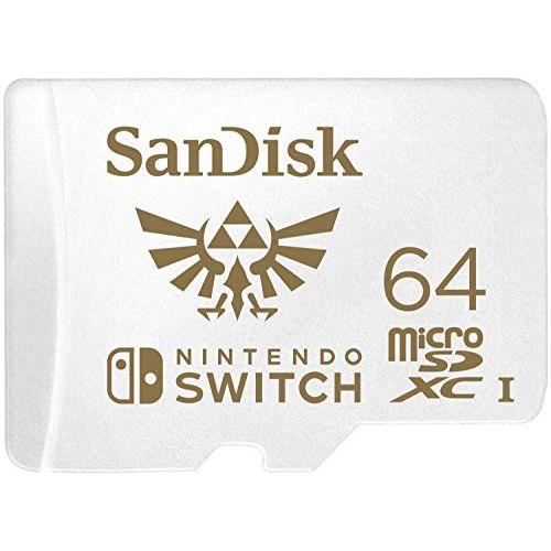 SanDisk MicroSDXC-Kaart Voor Nintendo Switch 64 GB (V30, U3, C10, A1, Leessnelheden Tot 100 MB/s, Van Meerdere Games) - NLMAX