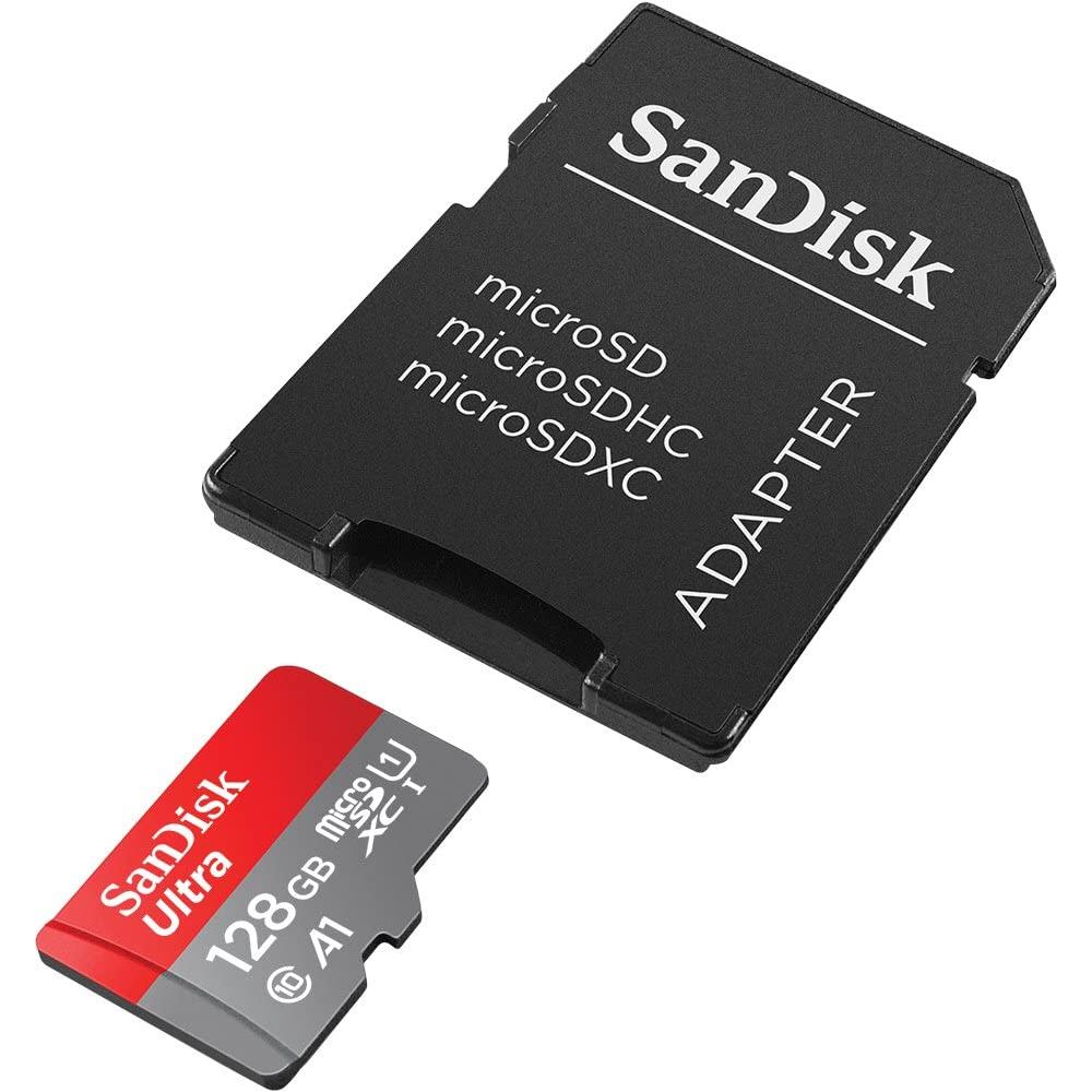 Sandisk Ultra microSDXC UHS-I U1 Class 10 Geheugen Kaart met Adapter, tot 120 MB/s - NLMAX