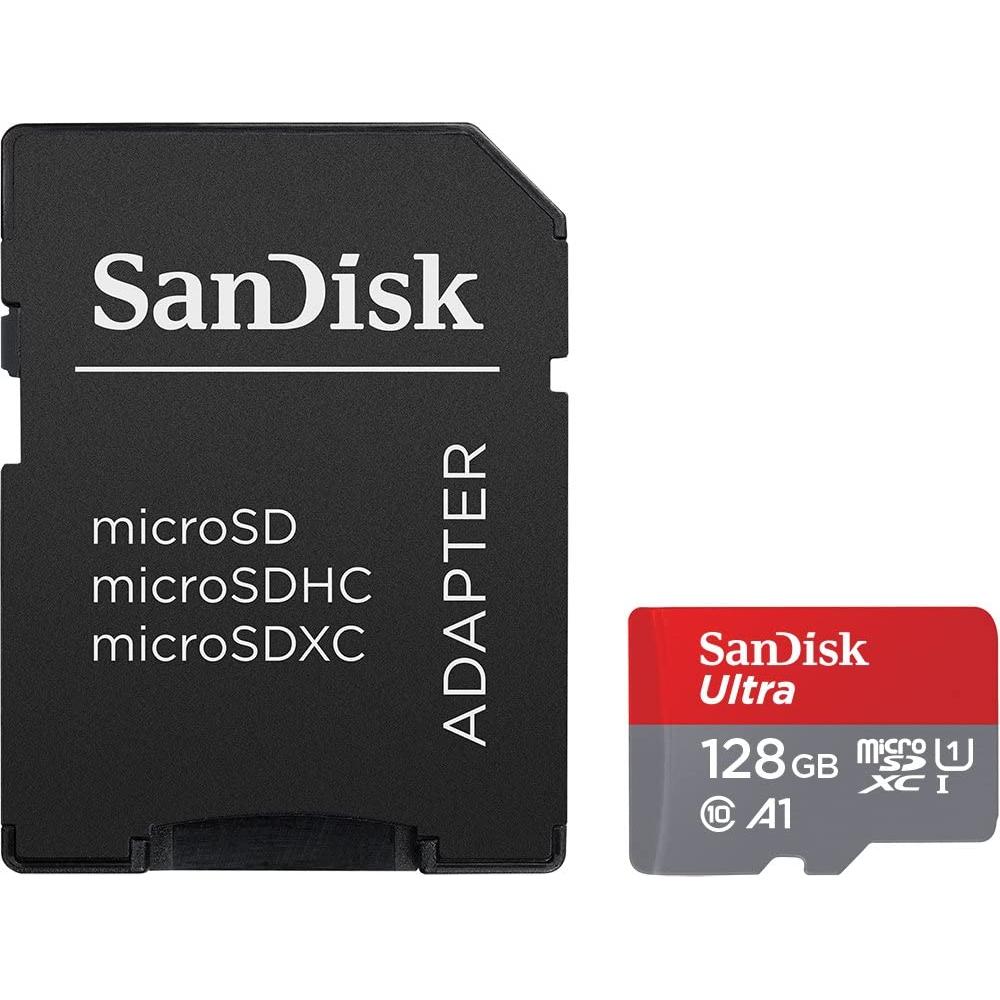 Sandisk Ultra microSDXC UHS-I U1 Class 10 Geheugen Kaart met Adapter, tot 120 MB/s - NLMAX